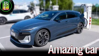 🚗 Audi S6 E-tron Avant Range Test at 110 km/h (68mph)| Real-World EV Highway Efficiency