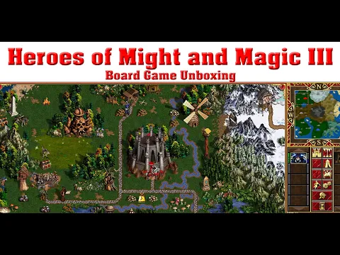 Heroes of Might and Magic III Board Game UNBOXING | The Game Warrior | January 15th 2024