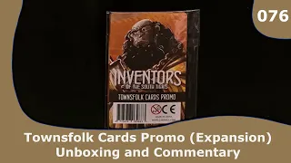 Townsfolk Cards Promo - Inventors of the South Tigris Expansion | 076 | CulBlu Unboxing