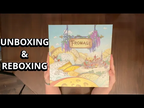 Fromage - Board Game Unboxing & Reboxing - What's in the Box?