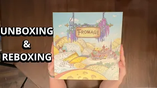 Fromage - Board Game Unboxing & Reboxing - What's in the Box?