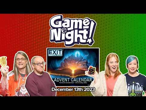 GameNight! 24 Days of Christmas - Exit: The Game Advent Calendar The Hunt for the Golden Book Day 13