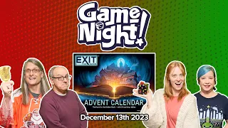 GameNight! 24 Days of Christmas - Exit: The Game Advent Calendar The Hunt for the Golden Book Day 13