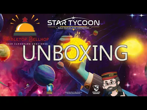 Unboxing Star Tycoon from Good Games Publishing, a sci-fi economic card game