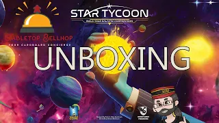 Unboxing Star Tycoon from Good Games Publishing, a sci-fi economic card game