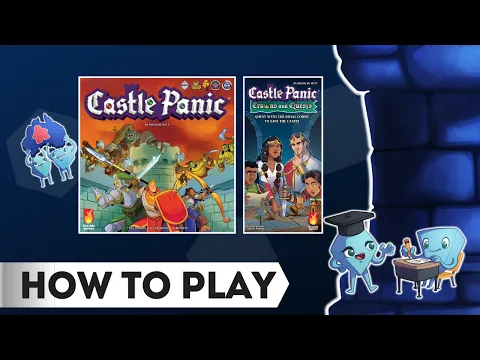 Castle Panic 2nd Edition & Crowns and Quests Expansion - How to Play with Stella & Tarrant