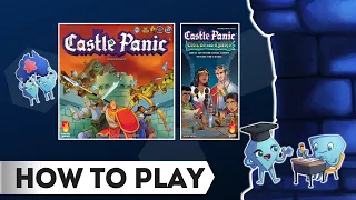 Castle Panic 2nd Edition & Crowns and Quests Expansion - How to Play with Stella & Tarrant
