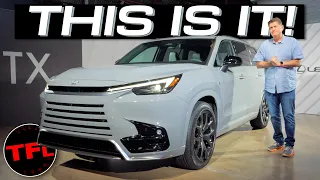 WORLD DEBUT: How Does the Brand-New 2024 Lexus TX Compare to the Toyota Grand Highlander?