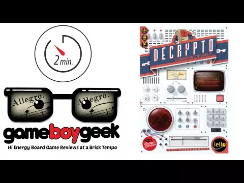 Decrypto (Allegro 2-min) Review with the Game Boy Geek