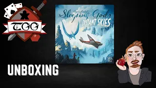 Sleeping Gods: Distant Skies Board Game Unboxing
