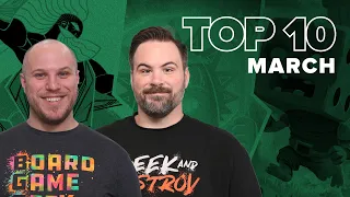 Top 10 Hottest Board Games: March 2026 - The Best of BGG