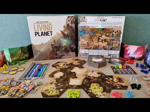 Living Planet - Kutu Oyunu Açılımı Falan - ASMR Board Game Unboxing