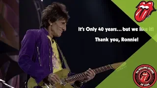 Ronnie Wood: 40 Years A Rolling Stone!
