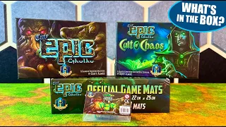 TINY EPIC CTHULHU Board Game Core Box & Expansion CULT OF CHAOS Unboxing