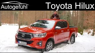 Toyota Hilux FULL REVIEW Executive 2.4 onroad vs offroad comparison - Autogefühl