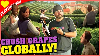 Viticulture World (Co-Op) 4p Playthrough / Gameplay (Stonemaier Games)