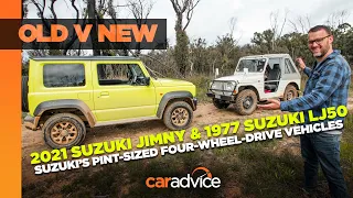 1977 Suzuki LJ50 v 2021 Suzuki Jimny comparison | CarAdvice | Drive
