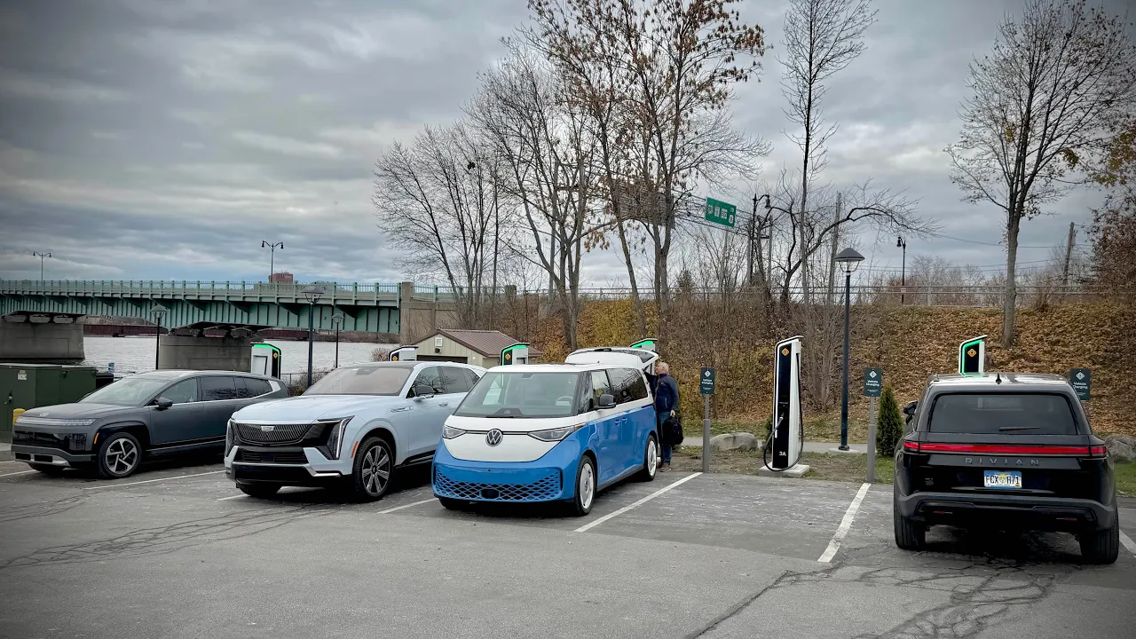 We Need To Get 7 Electric SUVs To Northern Maine! Escalade IQ, ID. Buzz, & Lucid Gravity Road Trip