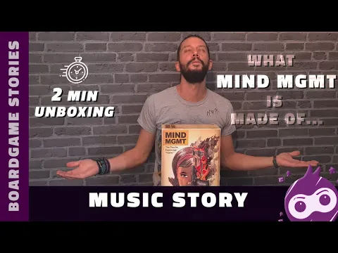 Mind MGMT: The Psychic Espionage “Game” - Music Story (Stop Motion Unboxing)