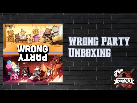 Wrong Party Board Game Unboxing