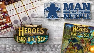Heroes of Land, Air and Sea (Gamelyn Games) Preview by Man Vs Meeple