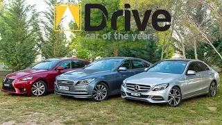 Mercedes-Benz C200 v Hyundai Genesis v Lexus IS300h | DCOTY14