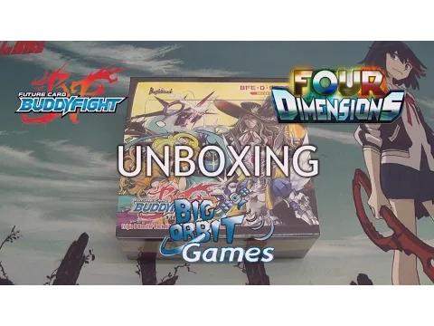 Future Card Buddyfight D-BT02A Four Dimensions Unboxing