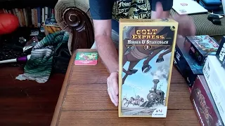 Unboxing Colt Express Expansion: Horses & Stagecoach