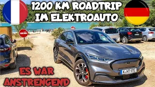 17 Stunden Roadtrip im E - Auto Mustang Mach E. Ionity Problem & Gratis Ladung