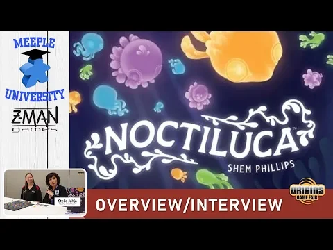 Noctiluca Board Game – Overview and Interview at Origins 2019