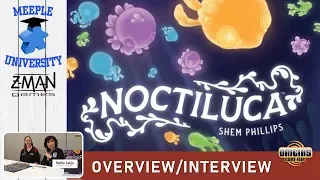 Noctiluca Board Game – Overview and Interview at Origins 2019