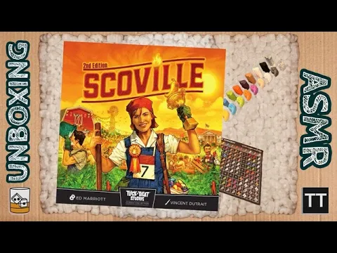 Scoville Second Edition Silent Board Game Unboxing