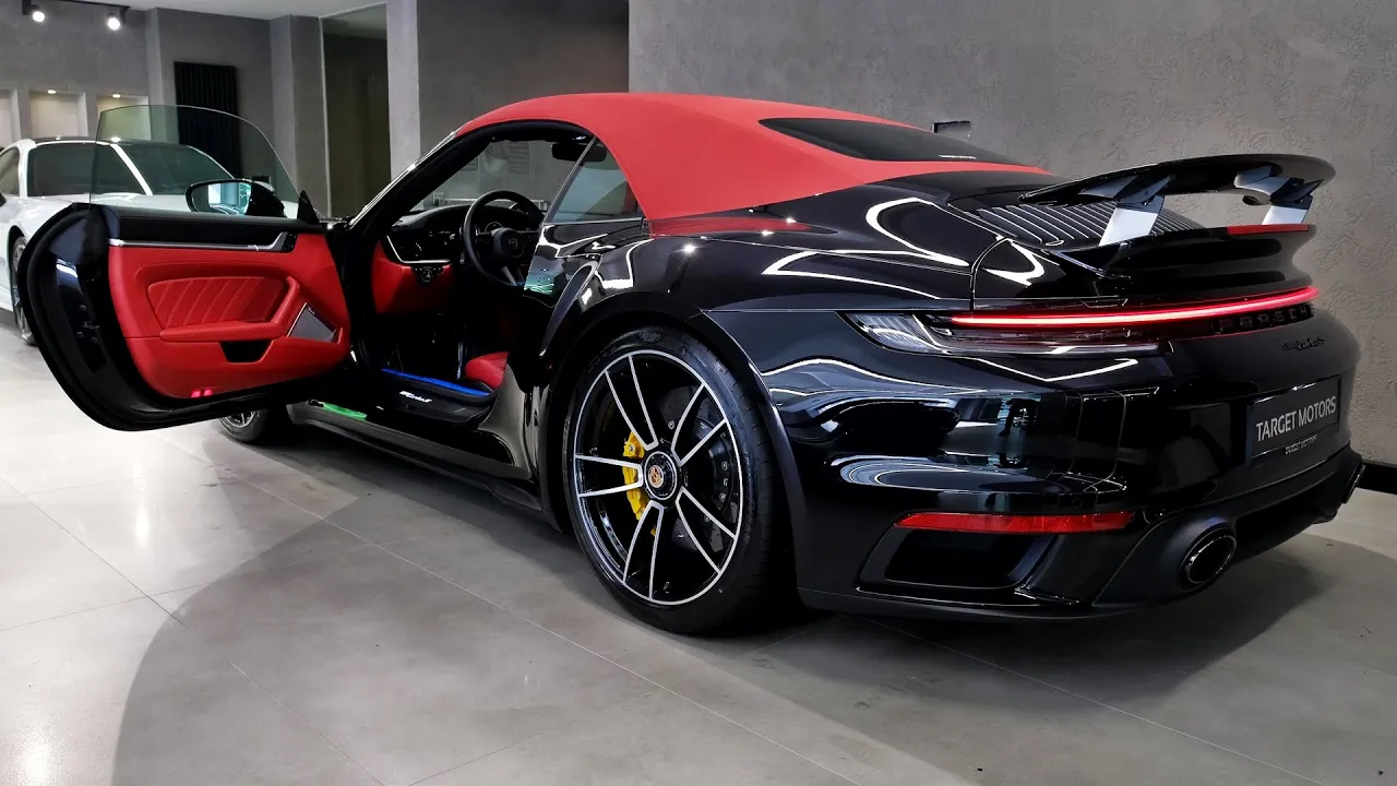 2021 Porsche 911 Turbo S Cabrio - Exterior and interior Details (Monster Car)