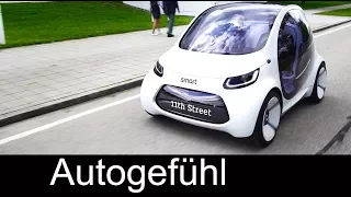How Mercedes / Smart imagines autonomous urban mobility: smart vision EQ fortwo