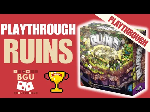 Ruins Board Game Playthrough & First Impressions | Gameplay