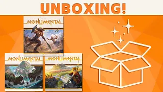 Monumental Deluxe - Unboxing! (w/ Expansions)