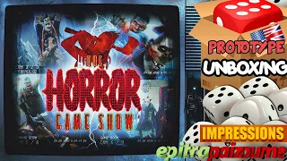 The Horror Game Show - Prototype Unboxing & Impressions (EN) by Epitrapaizoume