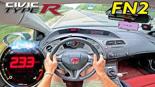 HONDA CIVIC TYPE R FN2 // TOP SPEED on AUTOBAHN