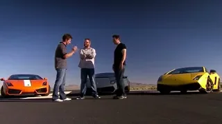Lamborghini drag-race | Top Gear USA