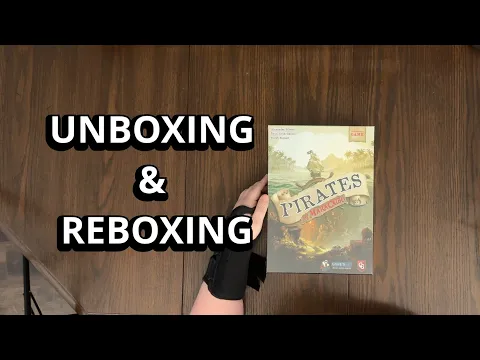 Pirates of Maracaibo - Board Game Unboxing & Reboxing - What's in the Box?