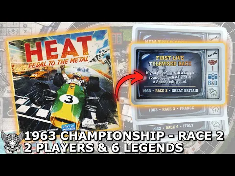 Heat Pedal to the Metal - 1963 Championship Race 2 (Great Britain) - 2‑Player 6‑Legend