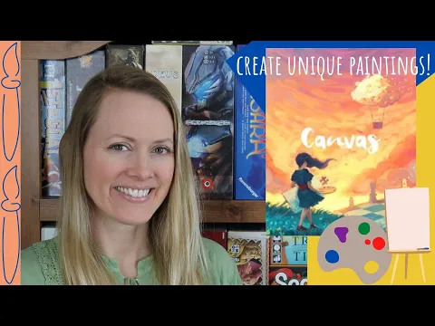 CANVAS: A Light Strategy Game of Card Drafting and Layering!