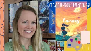 CANVAS: A Light Strategy Game of Card Drafting and Layering!