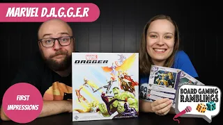 Marvel DAGGER - Board Game First Impressions