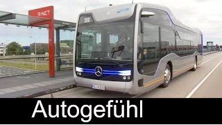 Daimler/Mercedes Future Bus autonomously driving city bus concept reveal - Autogefühl