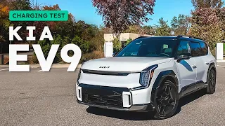 KIA EV9 Tesla Supercharger Charging Test - We Had Issues