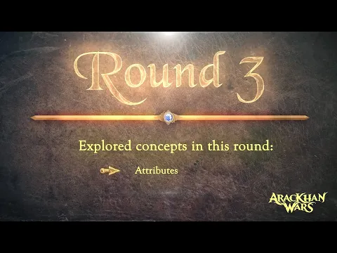 AracKhan Wars competitive battle card game Attribute concept Tutorial 4/5