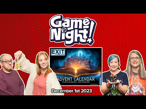 GameNight! 24 Days of Christmas - Exit: The Game Advent Calendar The Hunt for the Golden Book Day 1