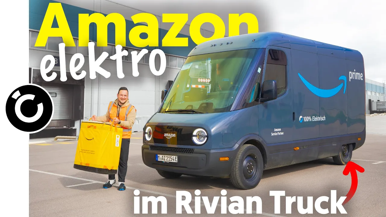 unterwegs im RIVIAN Transporter von Amazon - geht's rein elektrisch?