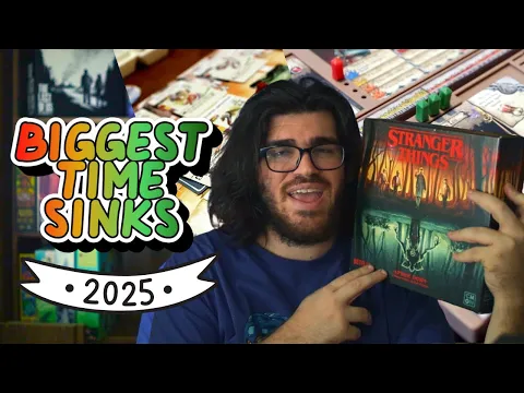 Board Games I Spent the MOST Time Playing in 2025 (Top 10 by Hours Played)